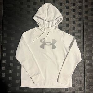 Women’s White Under Armour Hoodie Large